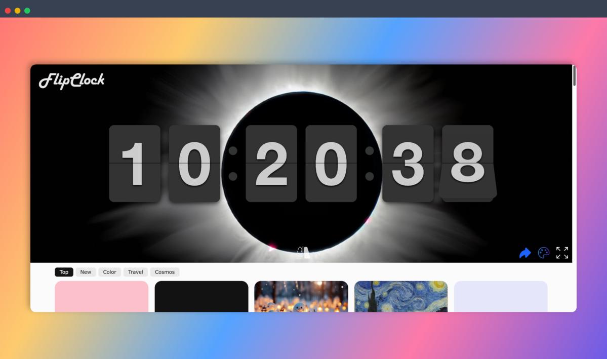 FlipClock Online - 免费在线翻页时钟